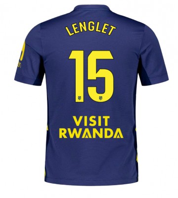 Atletico Madrid Clement Lenglet #15 Bortatröja 2025-26 Kortärmad Atletico Madrid Clement Lenglet #15 Bortatröja 2025-26 Kortärmad